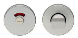 Turn & Release On Concealed Fix Round Rose With Indicator - Satin Anodised Aluminium