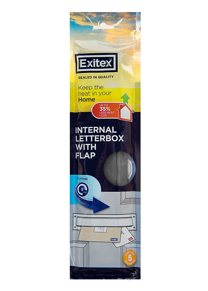Exitex brown internal letter plate seal with flap