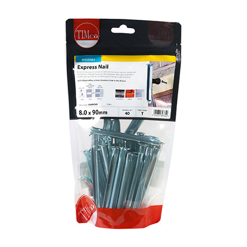 TIMCO Express Nails Silver — Bag