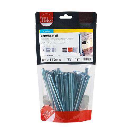 TIMCO Express Nails Silver — Bag