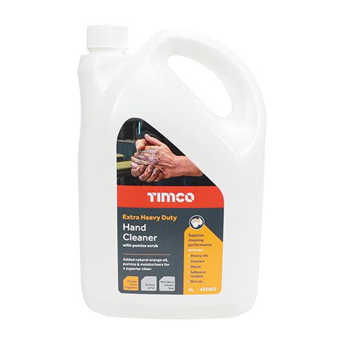 TIMCO Extra Heavy Duty Hand Cleaner Hand Pumice Scrub Orange — Bottle