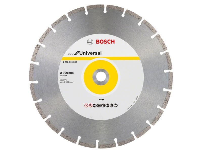Bosch Powertool Accessories Eco for Universal Segmented Diamond Cutting Disc 300 x 22.23mm Bosch Powertool Accessories - RockBottom Northampton