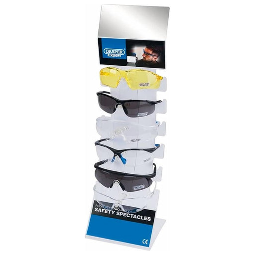 Draper Countertop Display of Six Safety Spectacles 23341 Draper - Town Tools 