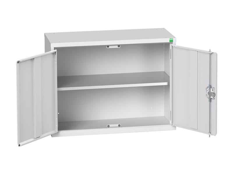 Bott Verso Economy Wall Cupboard 1 Shelf 800mm Light Grey