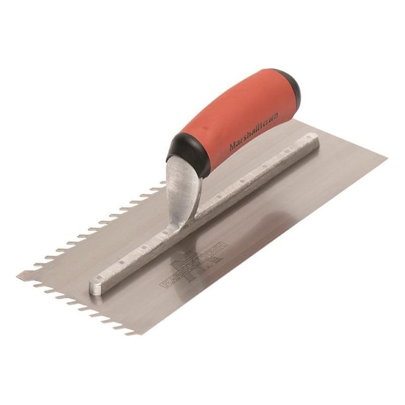 Marshalltown LayFlat 6mm Notch Trowel 11 x 4.1/2in Marshalltown - RockBottom Northampton