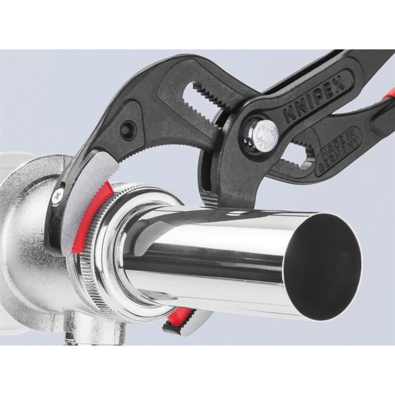 Knipex Plastic Pipe Grip Pliers Plastic Jaws Black 250mm Knipex - RockBottom Northampton