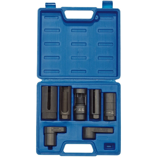 Draper Lambda/Oxygen Sensor Socket Set, 3/8", 1/2" Sq. Dr. (7 Piece) 89765 Draper - Town Tools 