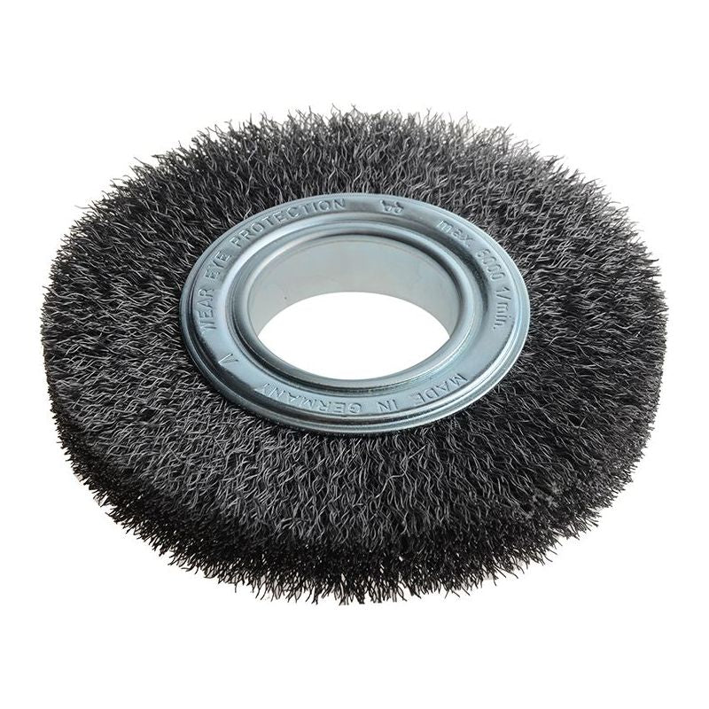 Lessmann Wheel Brush D150mm x W23-25 x 50 Bore Steel Wire 0.30 + Adaptors Set 3 Lessmann - RockBottom Northampton