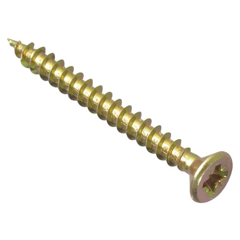Forgefix Multi-Purpose Pozi Compatible Screw CSK ST ZYP 4.0 x 40mm Box 200 ForgeFix - RockBottom Northampton
