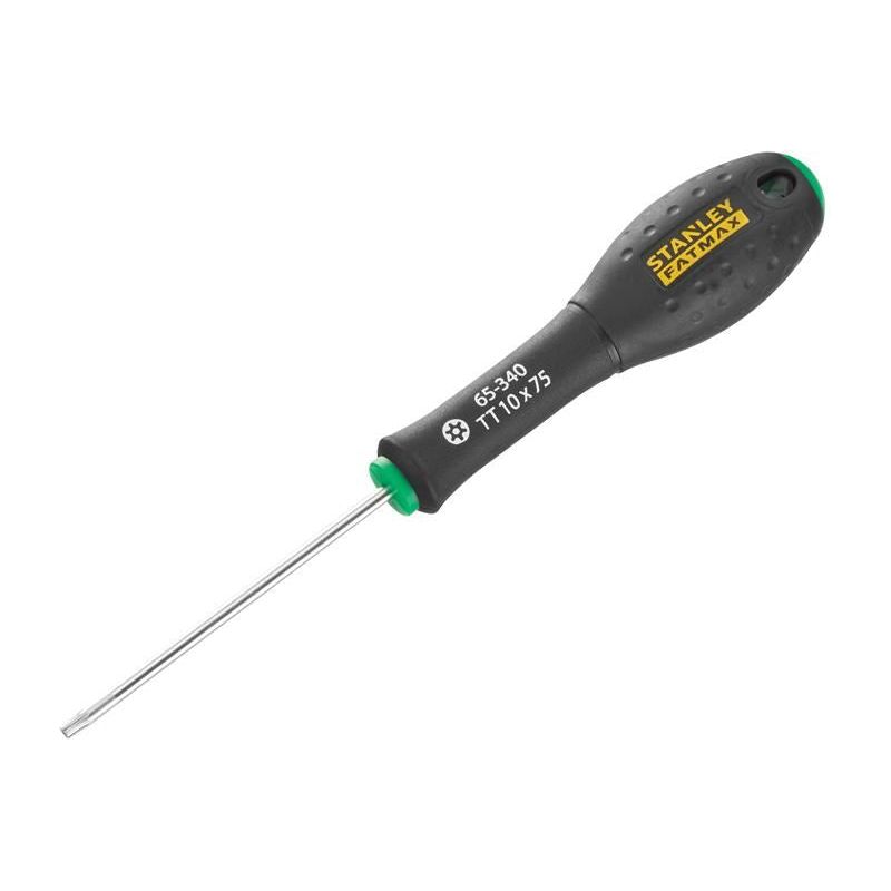 Stanley® Hand Tools FatMax® Screwdriver Tamper-proof TORX Tip TTX10 x 75mm STANLEY® Hand Tools - RockBottom Nothampton