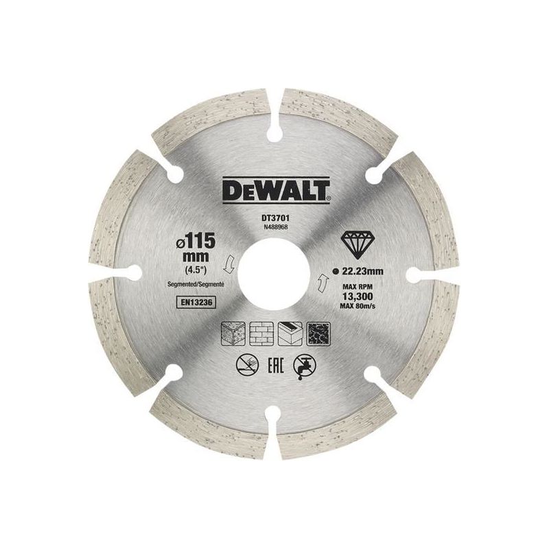 Dewalt Power Tools Dry Diamond Blade 115mm (2 Pack) DeWALT Power Tools - RockBottom Northampton