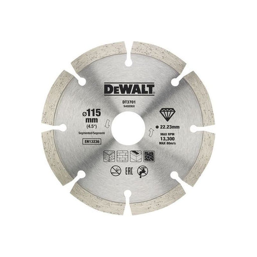 Dewalt Power Tools Dry Diamond Blade 115mm (2 Pack) DeWALT Power Tools - RockBottom Northampton