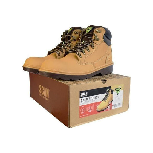 Scan Desert Viper S3 Safety Boots UK 9 EUR 43 Scan - RockBottom Nothampton