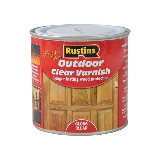Rustins Exterior Varnish Clear Gloss 250ml Rustins - RockBottom Nothampton