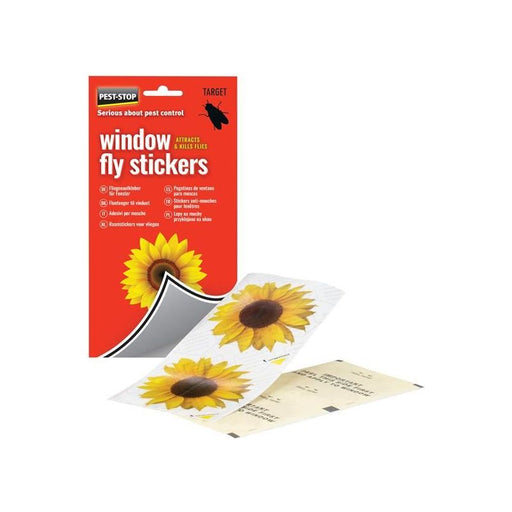 Pest-Stop (Pelsis Group) Window Fly Stickers (Pack 4) Pest-Stop (Pelsis Group) - RockBottom Nothampton