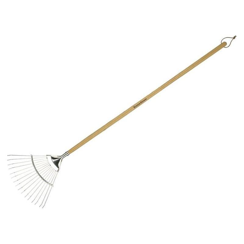 Kent & Stowe Stainless Steel Lawn & Leaf Rake, FSC® Kent & Stowe - RockBottom Northampton