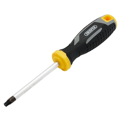 Draper Draper TX-STAR Tamperproof Soft Grip Screwdriver, T40H x 100mm Draper - Town Tools