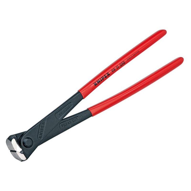 Knipex High Leverage Concreter's Nippers With Plastic Coated Handles 250mm (10in) Knipex - RockBottom Northampton
