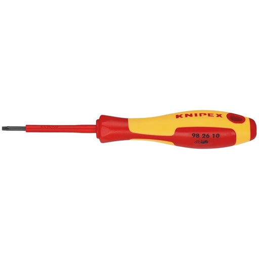 Draper Knipex 98 26 10 VDE Insulated Torx Screwdriver, TX10 x 60mm Draper - Town Tools
