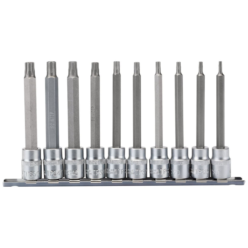 Draper TX-STAR Plus Socket Bit Set, 3/8" Sq. Dr., 100mm (10 Piece) Draper - Town Tools 