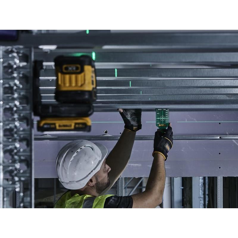 Dewalt Power Tools DCLE34021D1 XR Compact Cross Line Green Laser 18V 1 x 2.0Ah Li-ion DeWALT Power Tools - RockBottom Northampton
