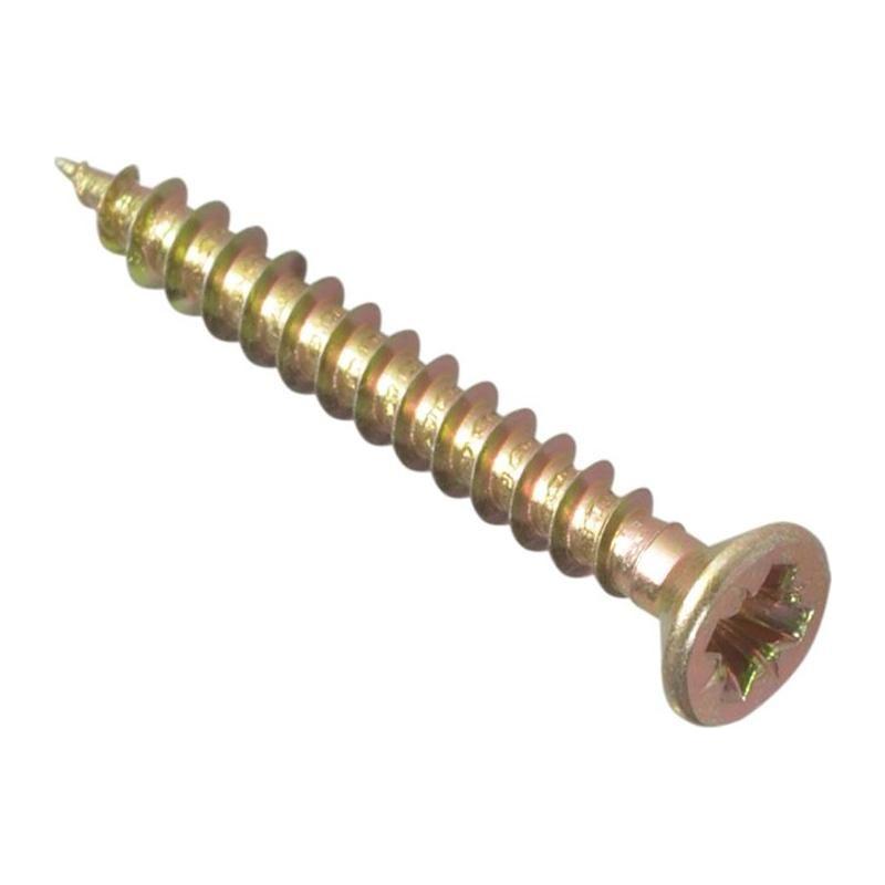 Forgefix Multi-Purpose Pozi Compatible Screw CSK ST ZYP 3.5 x 35mm Box 200 ForgeFix - RockBottom Northampton