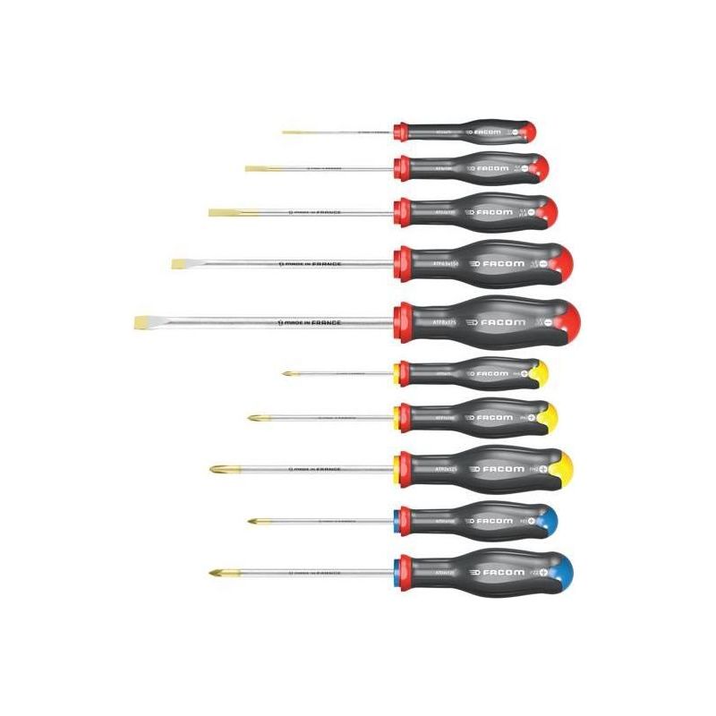 Facom Protwist® Screwdriver Set, 10 Piece Facom - RockBottom Northampton