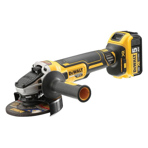 Dewalt Power Tools DCG405P2 XR Brushless Grinder 125mm 18V 2 x 5.0Ah Li-ion DeWALT Power Tools - RockBottom Northampton