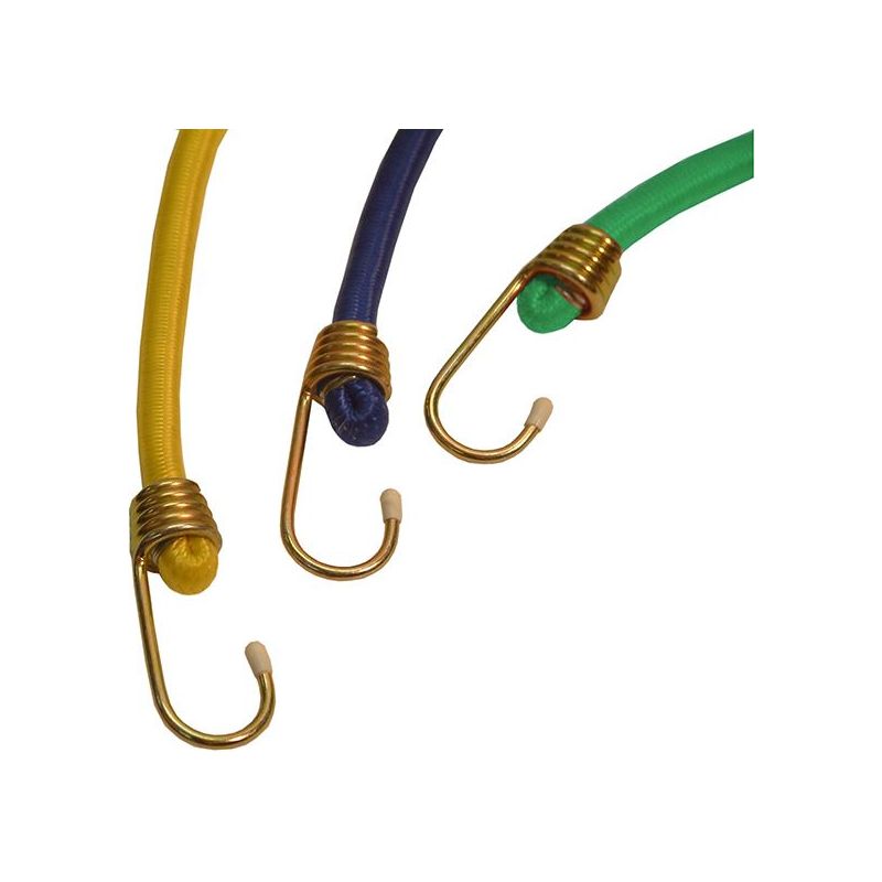 Olympia Bungee Cord Yellow 120cm 6 Piece Olympia - RockBottom Nothampton