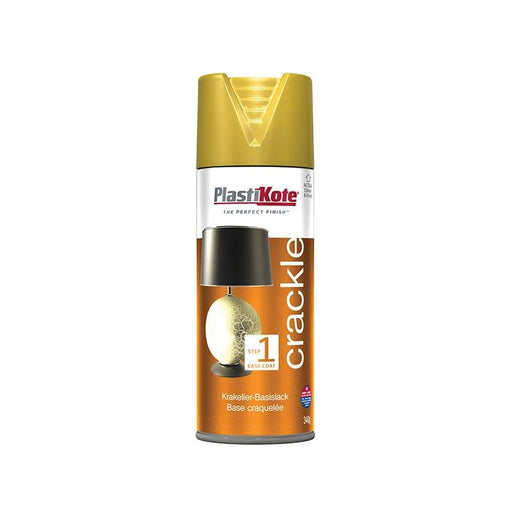 Plastikote Crackle Touch Spray Gold Base Coat 400ml PlastiKote - RockBottom Nothampton