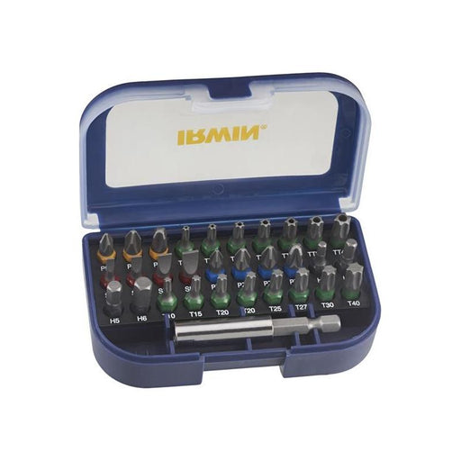 Irwin® Colour Coded Screwdriver Bit Set, 31 Piece IRWIN® - RockBottom Northampton