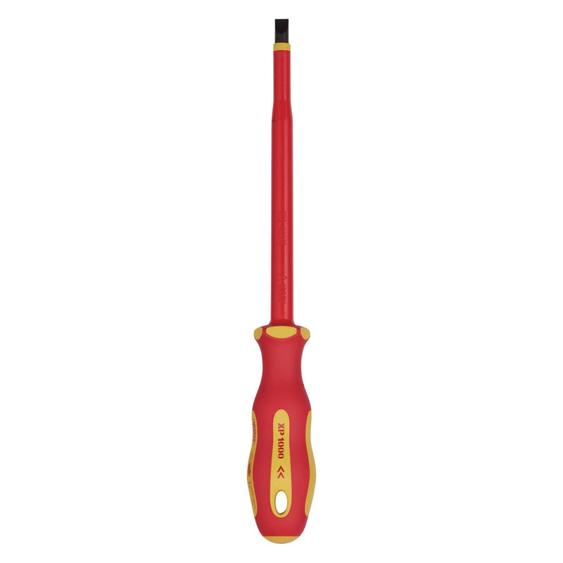 Draper XP1000 VDE Plain Slot Screwdriver, 8.0 x 175mm 64426 Draper - Town Tools 