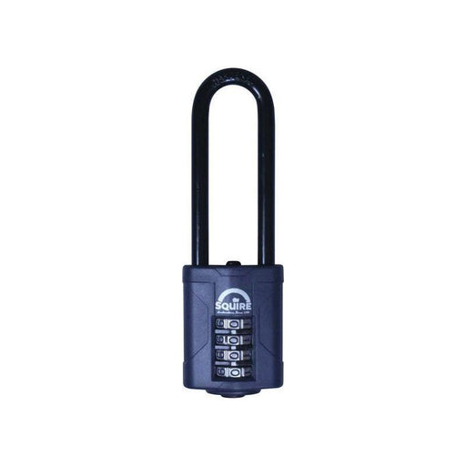 Squire CP40/2.5 Combination Padlock 4-Wheel 40mm Extra Long Shackle 63mm Squire - RockBottom Nothampton