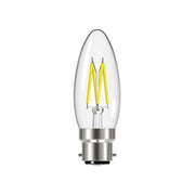Energizer® LED BC (B22) Candle Filament Non-Dimmable Bulb, Warm White 250 lm 2.3W Energizer® - RockBottom Northamptin
