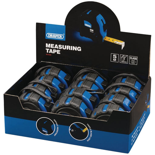 Draper Measuring Tapes, 5m/16ft x 19mm Draper - Town Tools