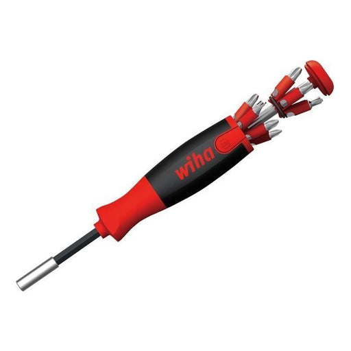 Wiha LiftUp 25 Magnetic Screwdriver with Bit Magazine (SL, PH, PZ, TX) Wiha - RockBottom Northampton