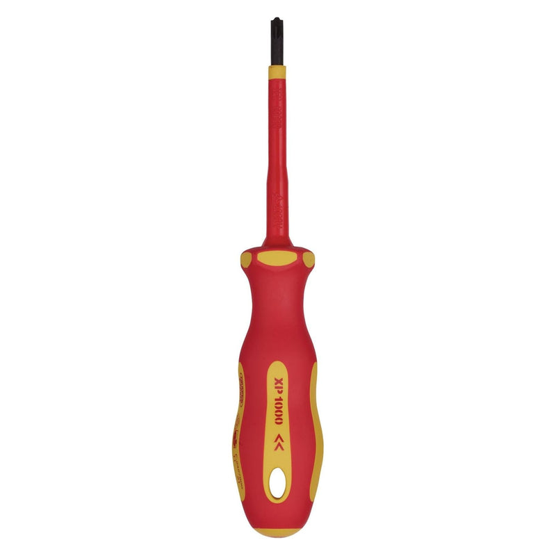 Draper XP1000 VDE PZ/SL Type Screwdriver, No.1 x 80mm 64489 Draper - Town Tools 