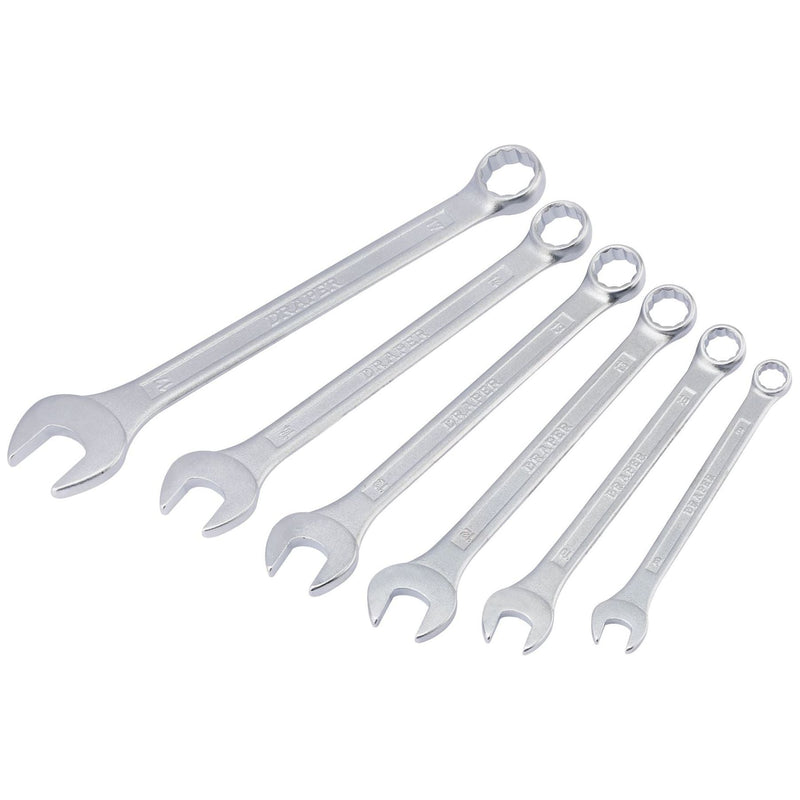 Draper Draper Redline Metric Combination Spanner Set, 8 - 17mm (6 Piece) Draper - Town Tools