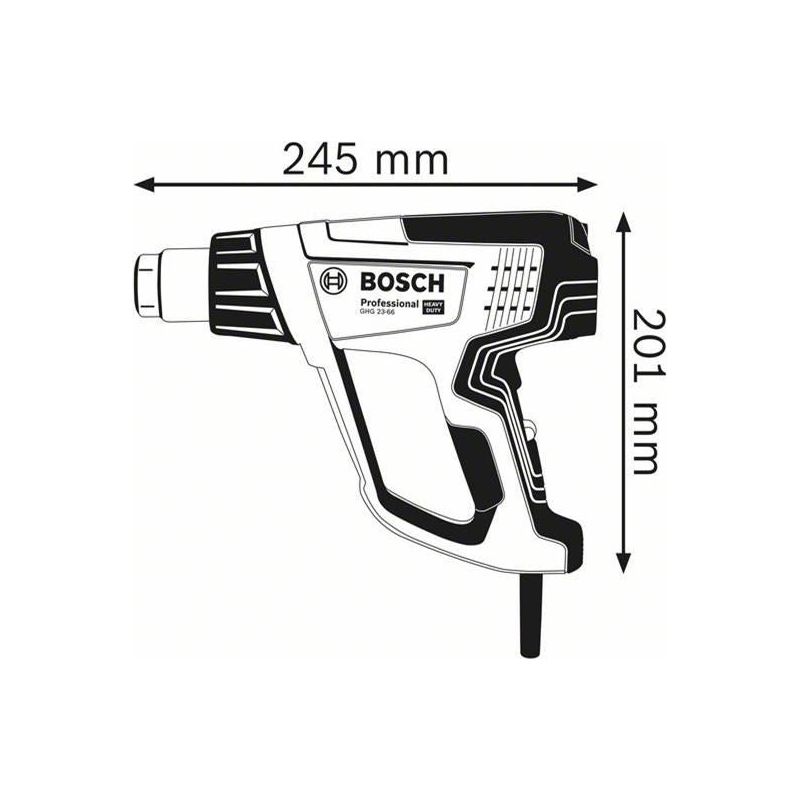 Bosch GHG 23-66 Professional Heat Gun 2300W 110V Bosch - RockBottom Northampton