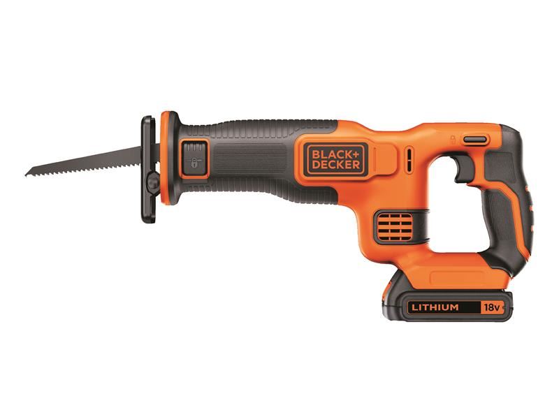 BLACK + DECKER BDCR18C1 Reciprocating Saw 18V 1 x 1.5Ah Li-ion BLACK + DECKER - RockBottom Northampton