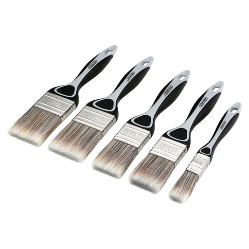 Draper Soft Grip Flat Paint Brush Set (5 Piece) Draper - Town Tools