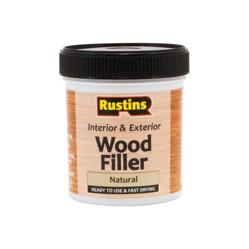 Rustins Acrylic Wood Filler Natural 250ml Rustins - RockBottom Nothampton
