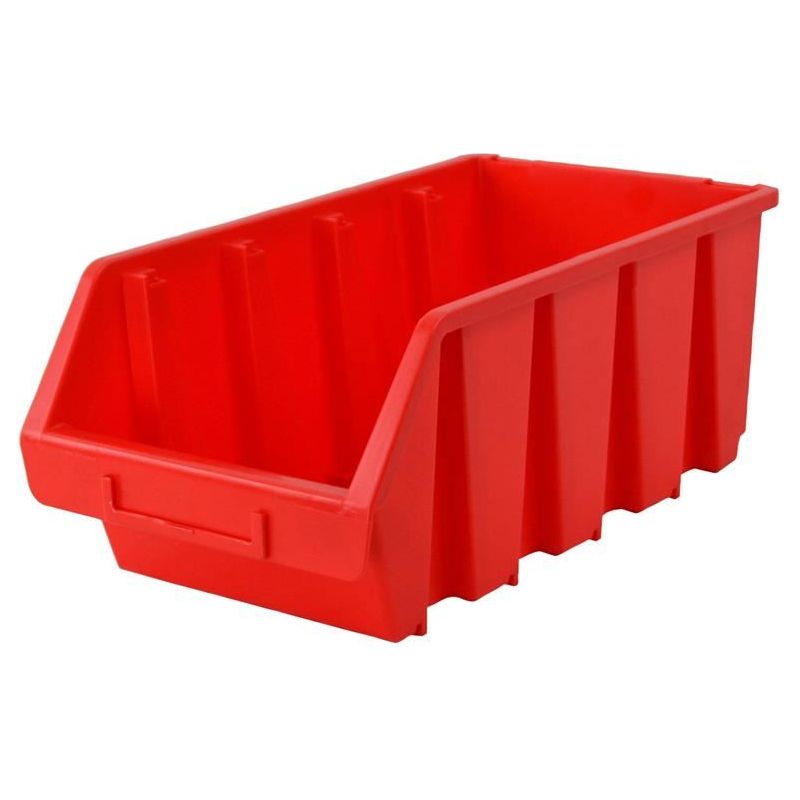 Faithfull Interlocking Storage Bin Size 4 Red 209 x 340 x 155mm Faithfull - RockBottom Northampton