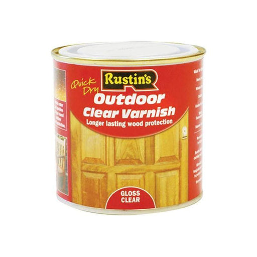 Rustins Exterior Varnish Clear Gloss 1 litre Rustins - RockBottom Nothampton