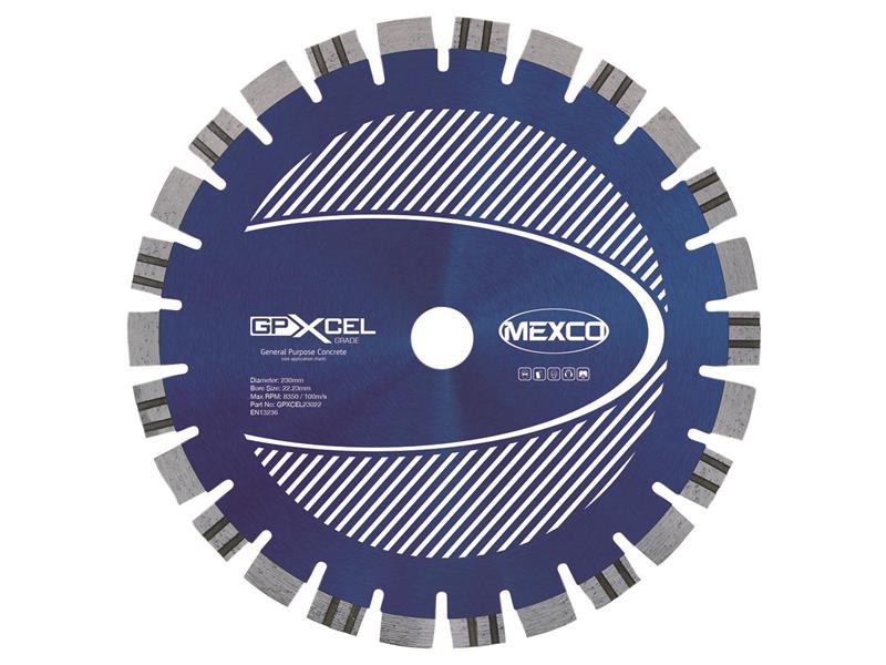 MEXCO - XCEL GRADE Concrete Diamond Blade 230 x 22mm