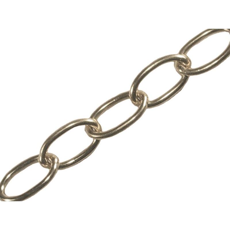 Faithfull Oval Chain 1.8mm x 10m Chrome Faithfull - RockBottom Northampton