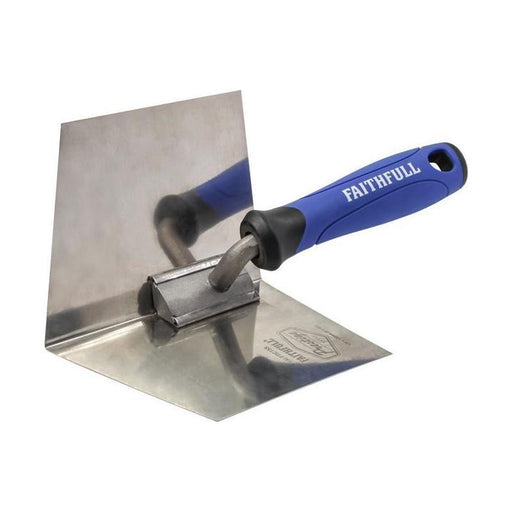 Faithfull Prestige Internal Corner Trowel 5 x 4in Faithfull - RockBottom Northampton