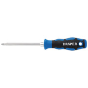 Draper 2-in-1 Reversible Blade Soft Grip Screwdriver, SL6/PZ2 x 175mm Draper - Town Tools