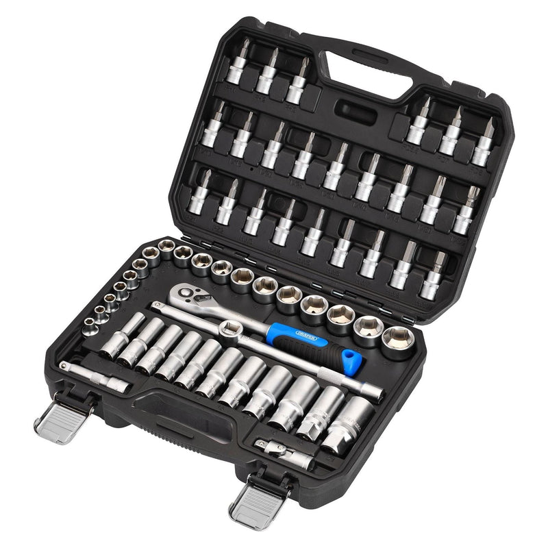 Draper Draper HI-TORQ Metric Socket and Bit Set, 3/8" Sq. Dr. (58 Piece) Draper - Town Tools