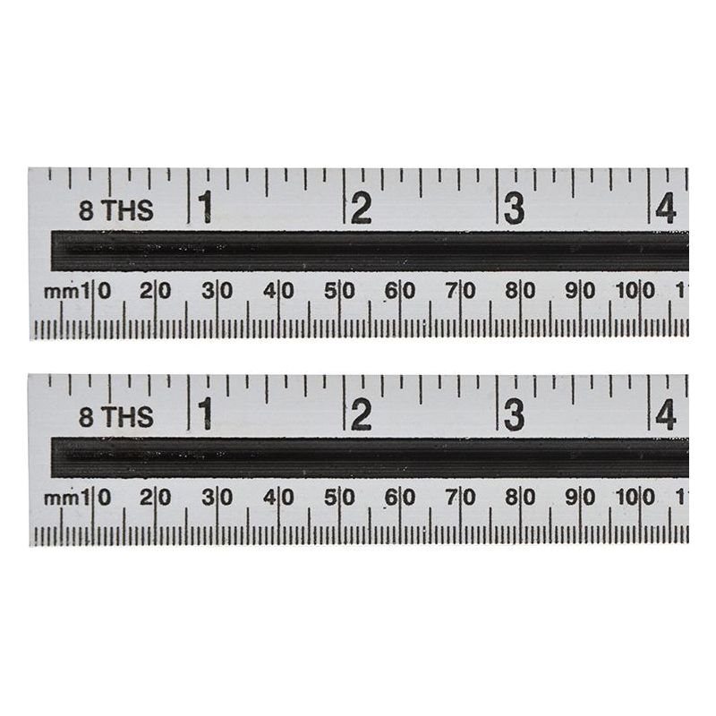 Bluespot Tools Aluminium Ruler 300mm (12in) BlueSpot Tools - RockBottom Northampton
